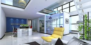 漂浮的建筑-萬(wàn)科大廈，萬(wàn)堡防水公司辦公室裝修！